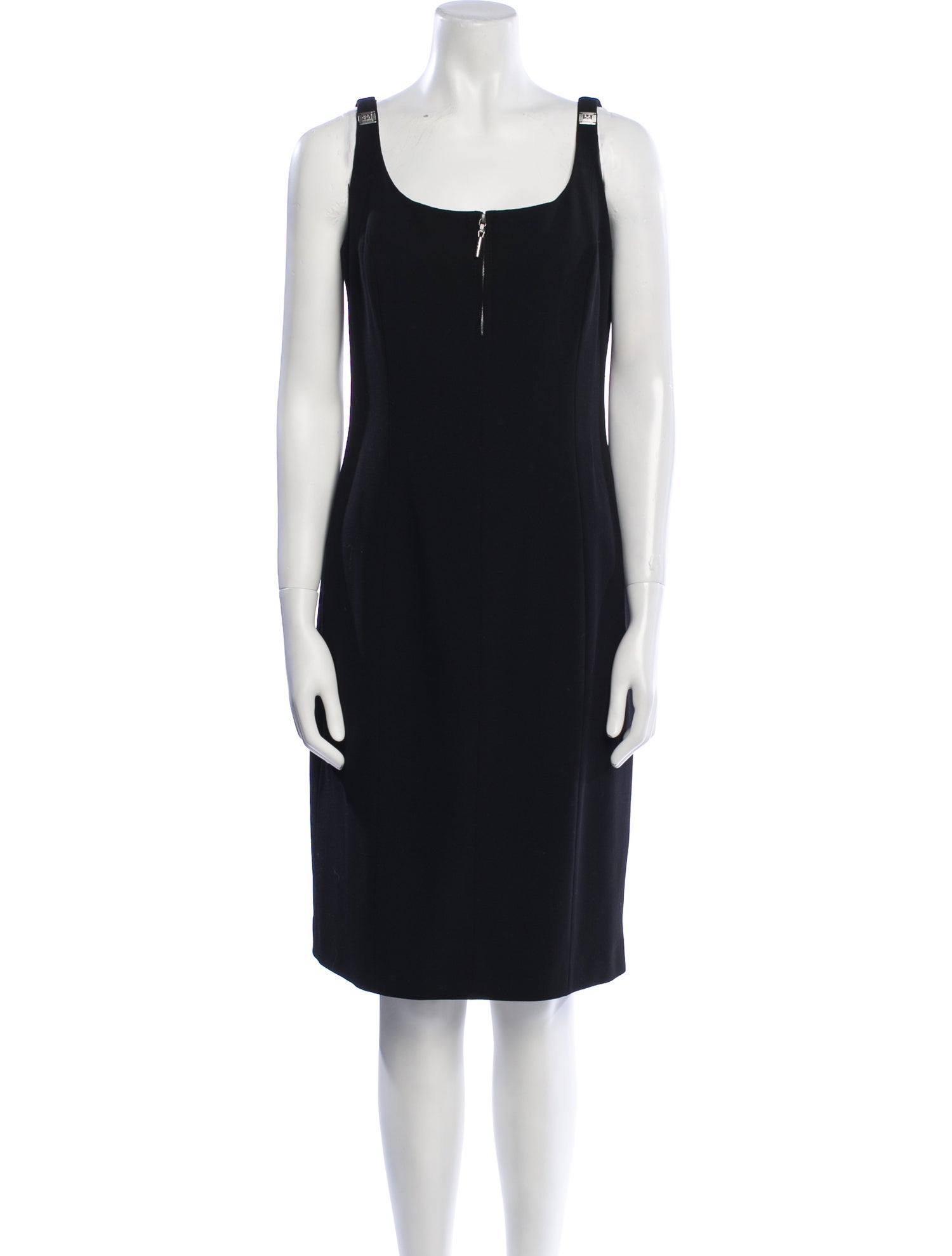 Escada Virgin Wool Knee-Length Dress