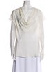 Escada Silk Cowl Neck Blouse