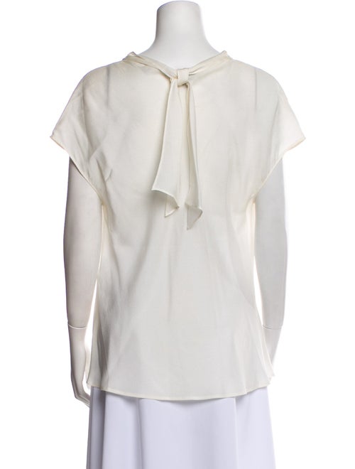 Escada Silk Cowl Neck Blouse
