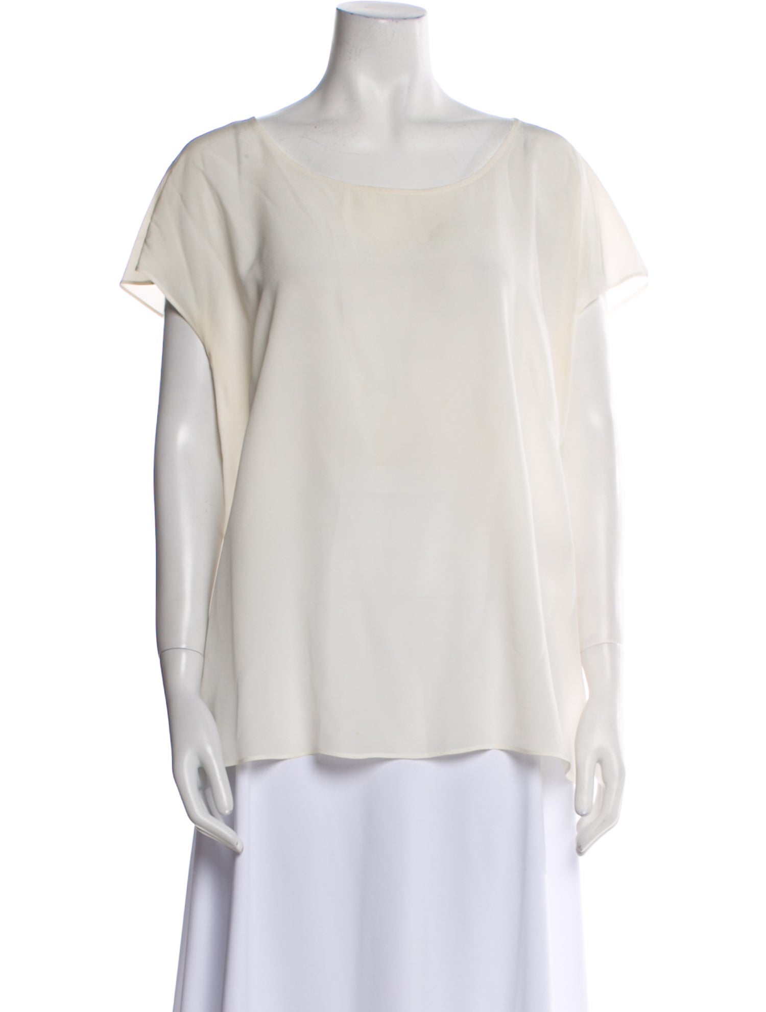 Escada Silk Bateau Neckline T-Shirt