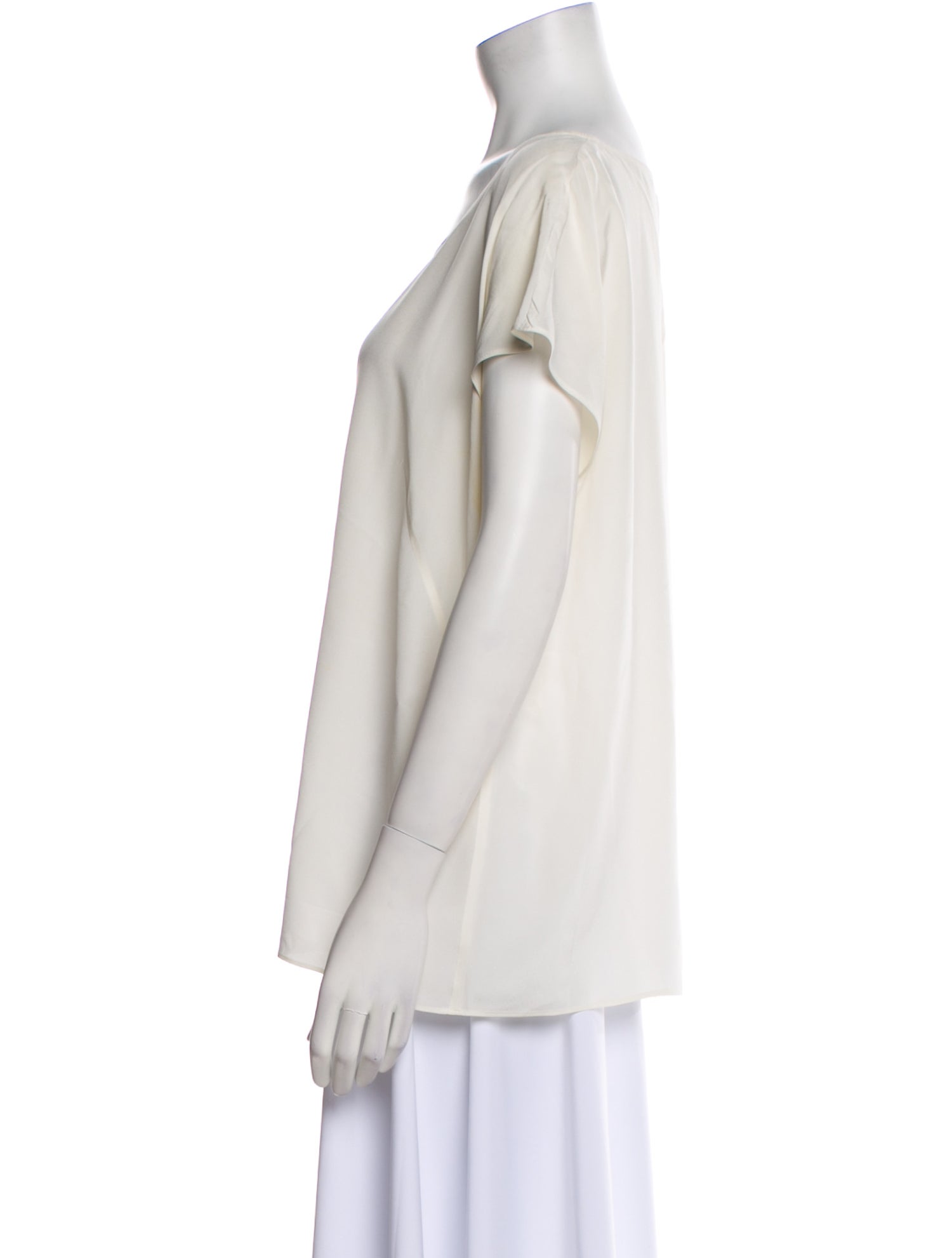 Escada Silk Bateau Neckline T-Shirt