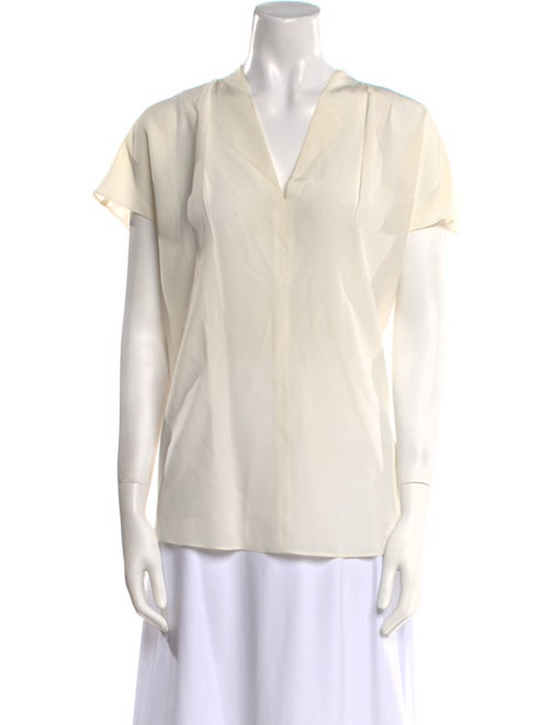 Escada Silk V-Neck Blouse