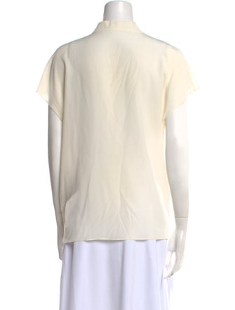 Escada Silk V-Neck Blouse