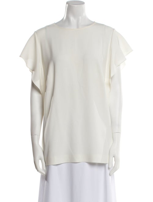 Escada Bateau Neckline Short Sleeve T-Shirt