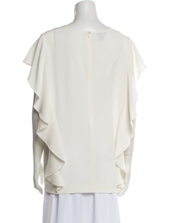 Escada Bateau Neckline Short Sleeve T-Shirt