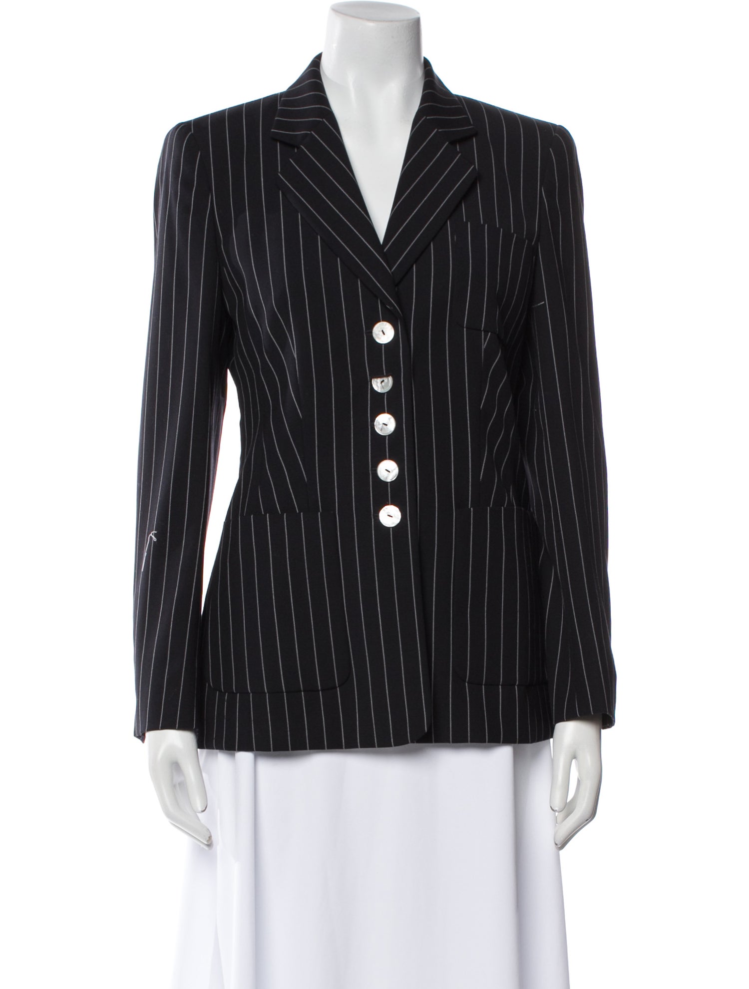 Escada Wool Striped Blazer