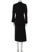 Escada Wool Pleated Accents Skirt Suit