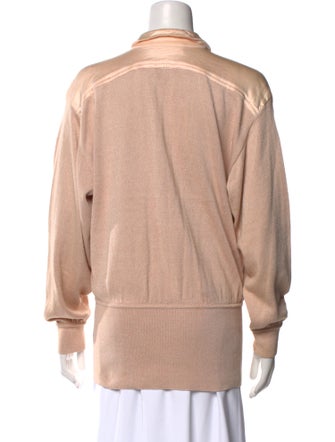 Escada Mock Neck Long Sleeve Sweatshirt