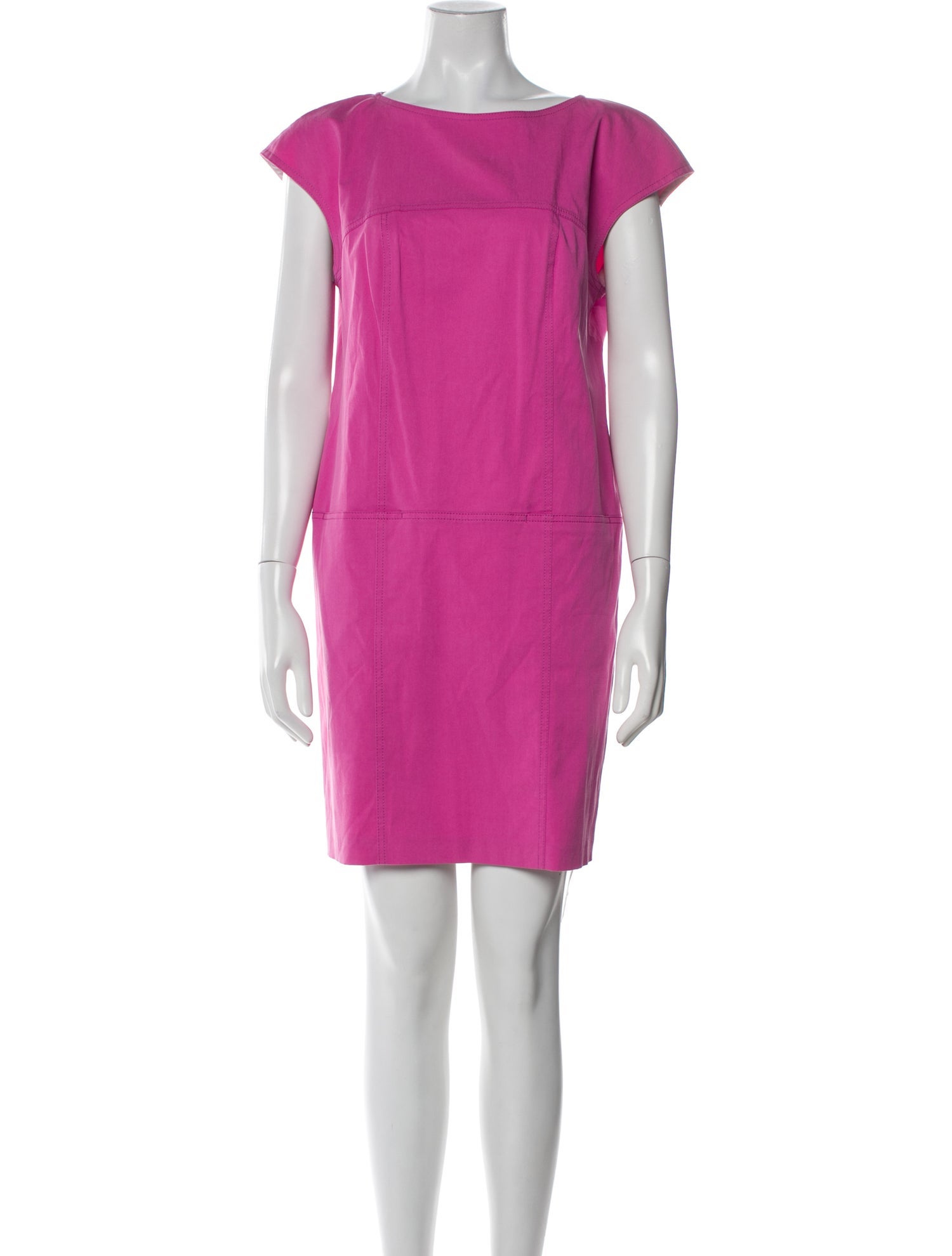 Escada Bateau Neckline Mini Dress