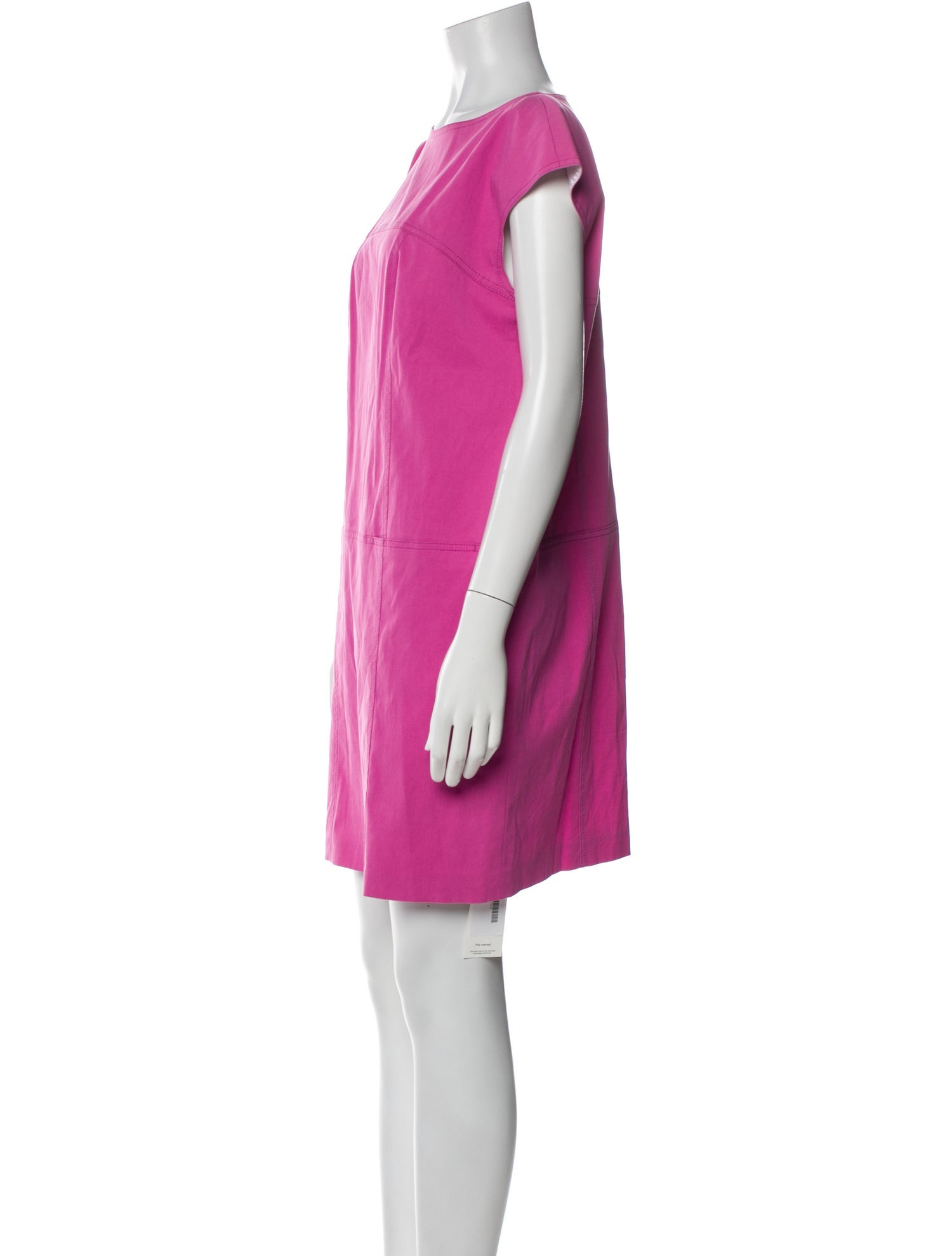 Escada Bateau Neckline Mini Dress