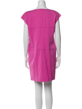 Escada Bateau Neckline Mini Dress