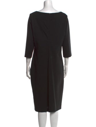 Escada One-Shoulder Midi Length Dress