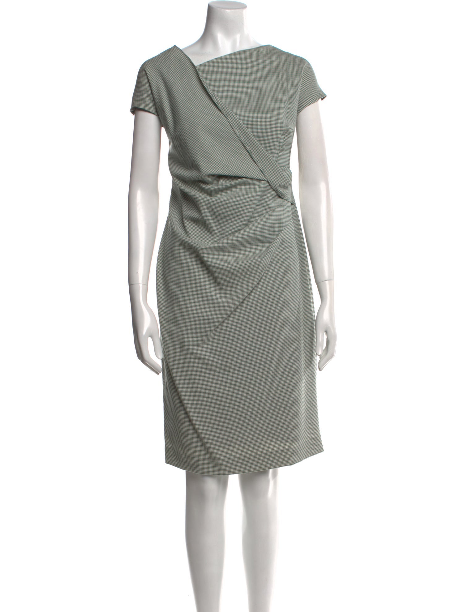 Escada Virgin Wool Knee-Length Dress