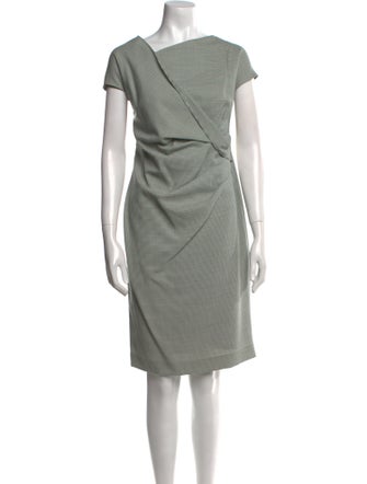 Escada Virgin Wool Knee-Length Dress