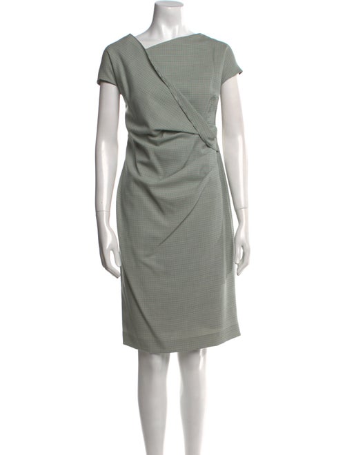 Escada Virgin Wool Knee-Length Dress
