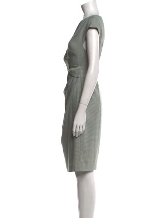 Escada Virgin Wool Knee-Length Dress