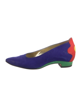 Escada Suede Flats