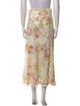 Escada Silk Midi Length Skirt