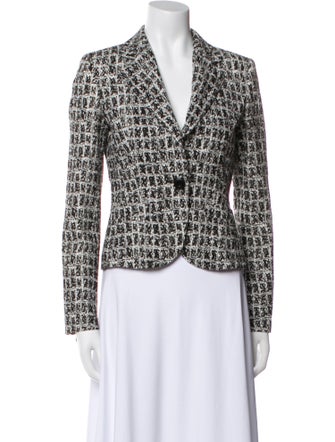 Escada Tweed Pattern Blazer
