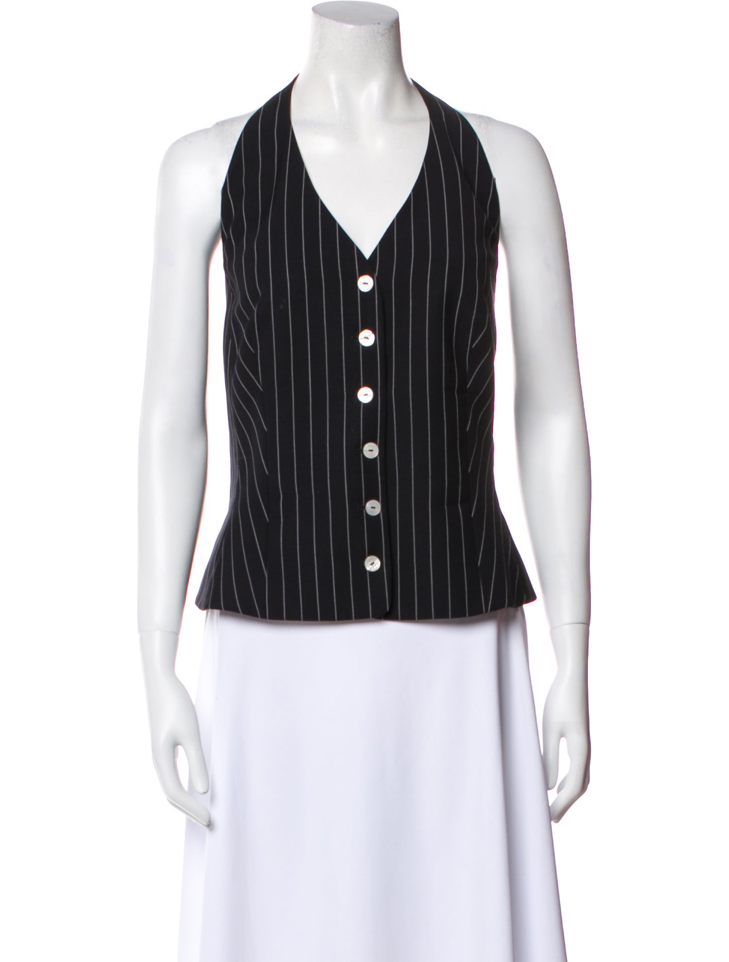Escada Wool Striped Top