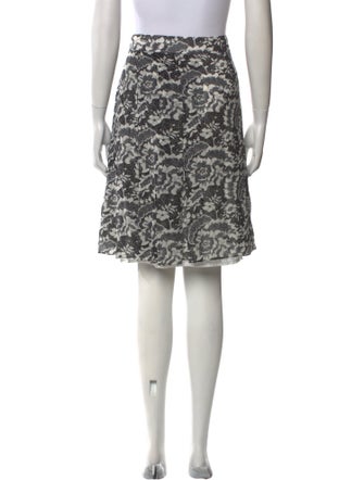 Escada Silk Knee-Length Skirt