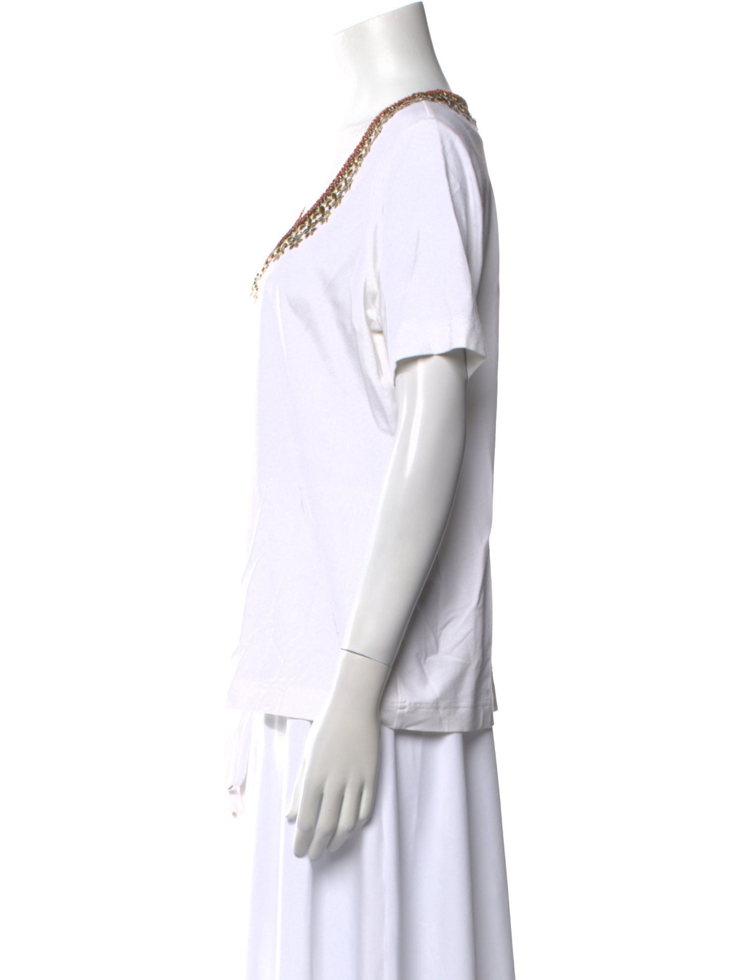 Escada Scoop Neck Short Sleeve T-Shirt