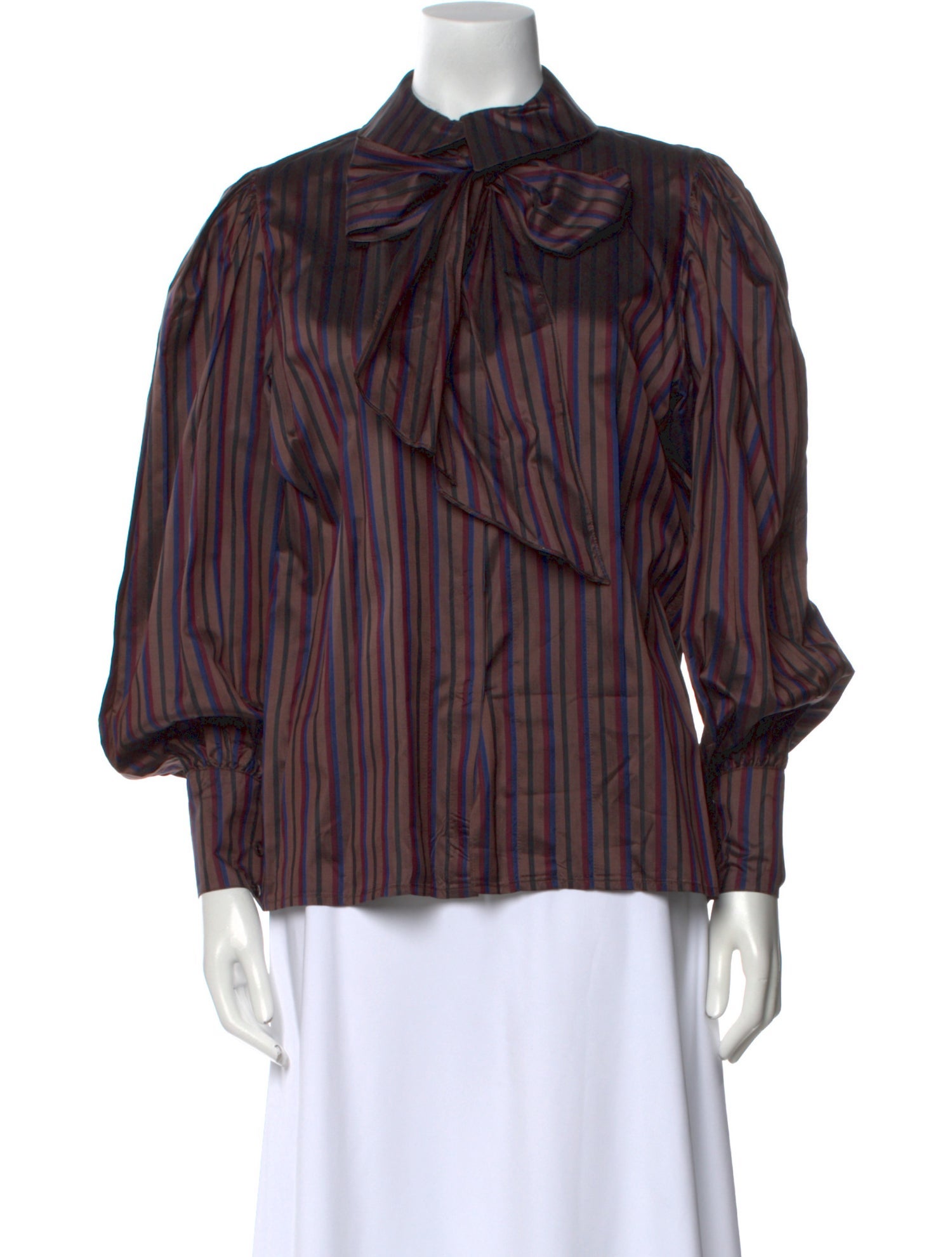 Escada Silk Striped Blouse