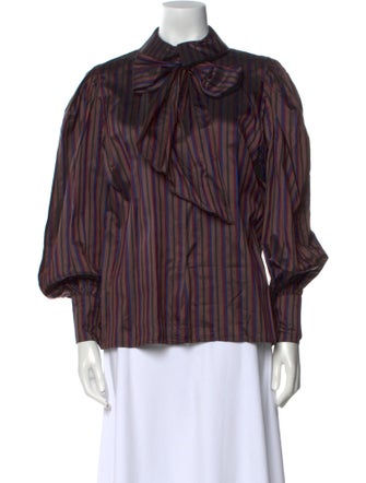 Escada Silk Striped Blouse