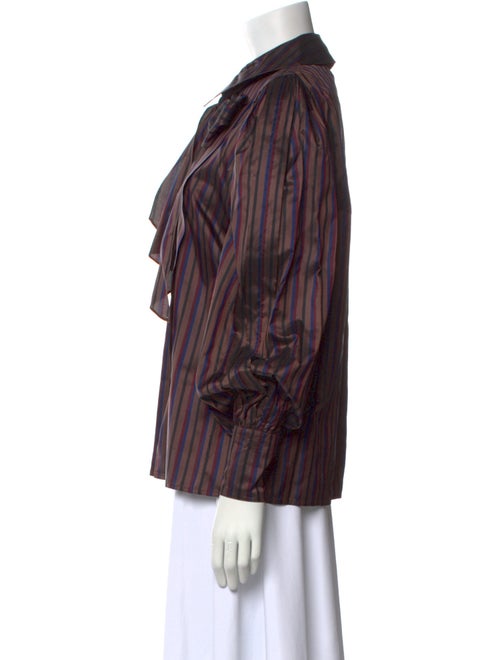 Escada Silk Striped Blouse