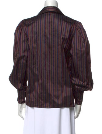Escada Silk Striped Blouse