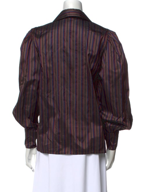 Escada Silk Striped Blouse