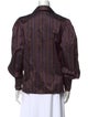 Escada Silk Striped Blouse
