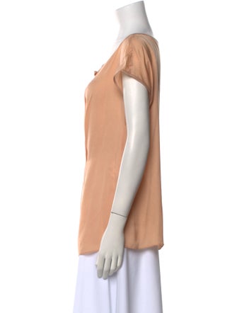 Escada Silk Scoop Neck Blouse