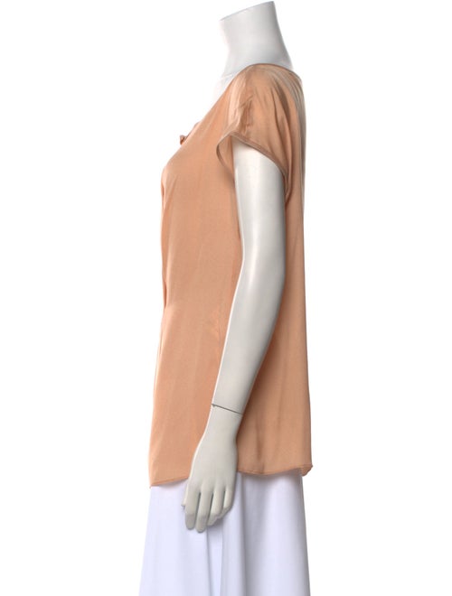 Escada Silk Scoop Neck Blouse