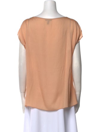 Escada Silk Scoop Neck Blouse