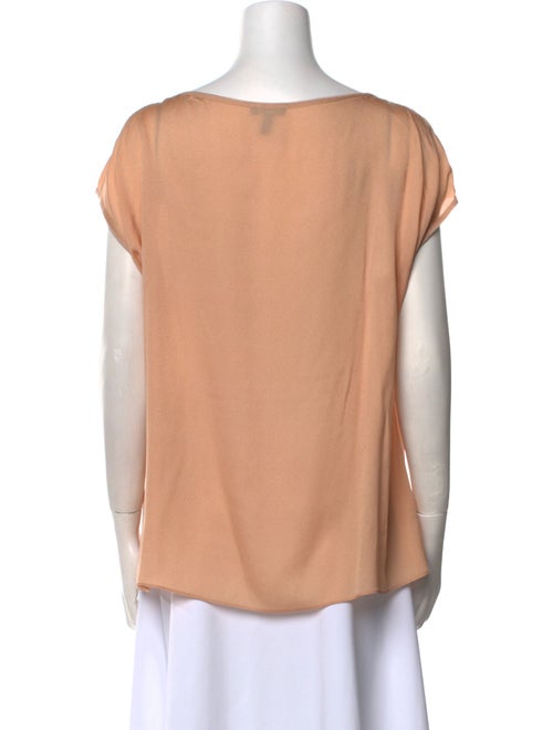 Escada Silk Scoop Neck Blouse
