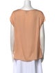 Escada Silk Scoop Neck Blouse