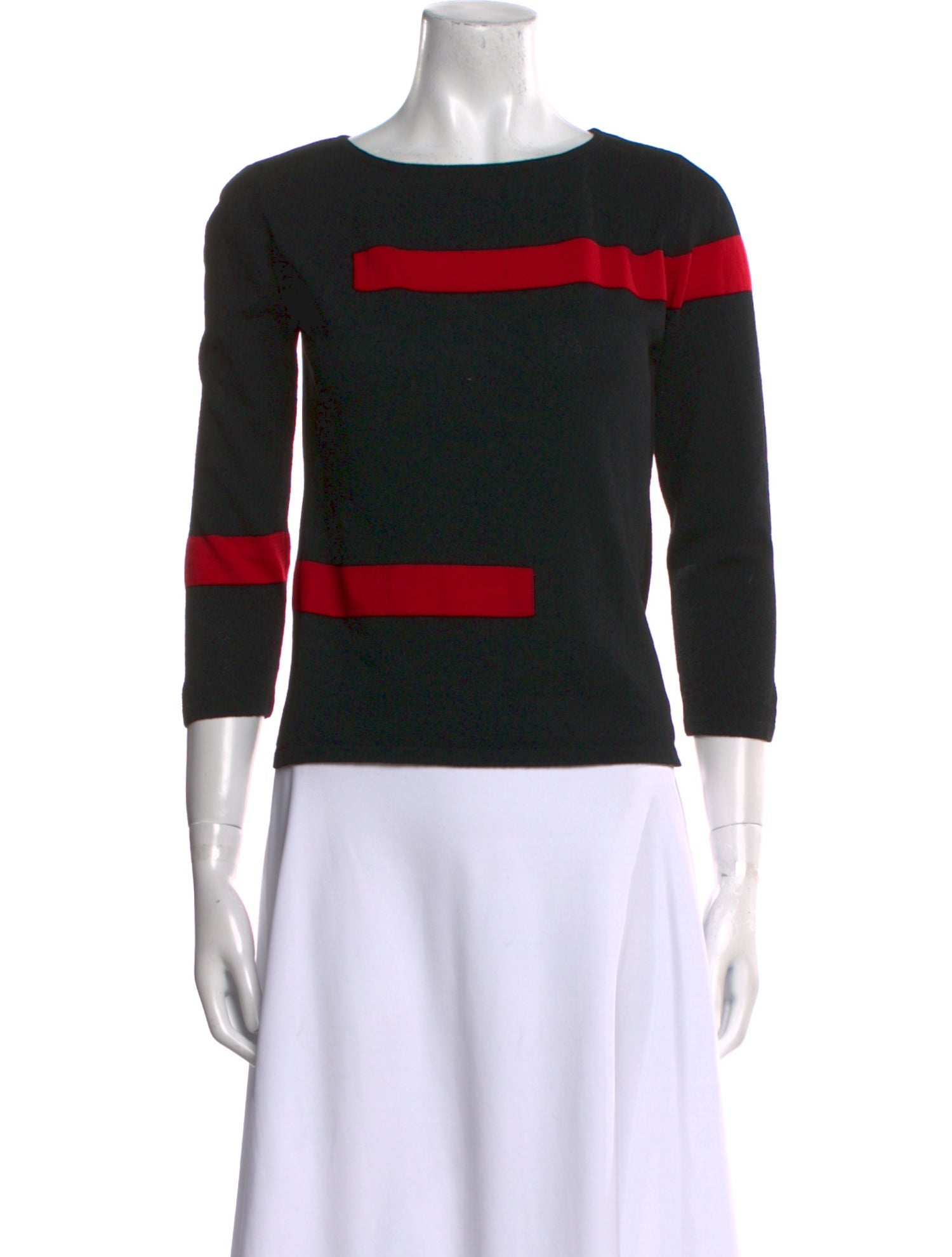 Escada Virgin Wool Striped Sweater