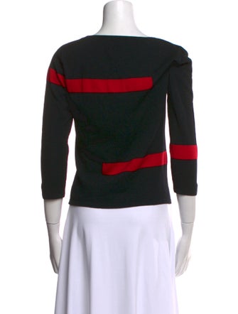 Escada Virgin Wool Striped Sweater