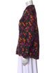 Escada Silk Floral Print Blouse