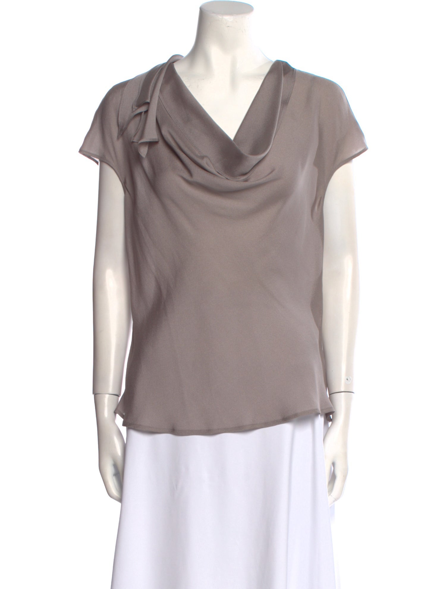 Escada Silk Cowl Neck Top