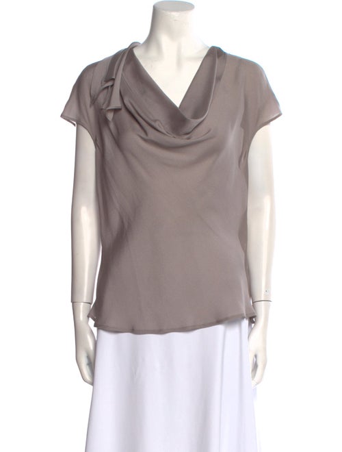 Escada Silk Cowl Neck Top