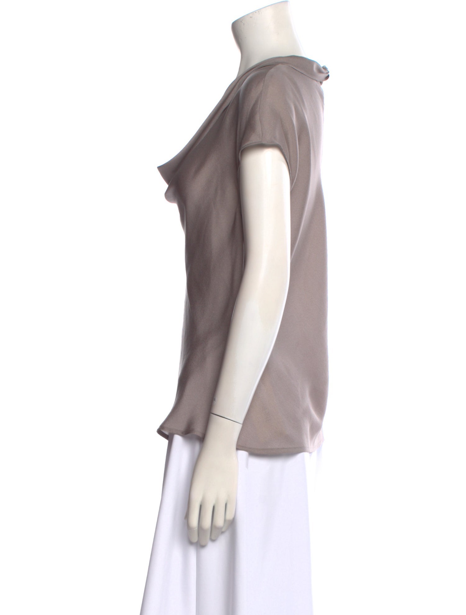 Escada Silk Cowl Neck Top