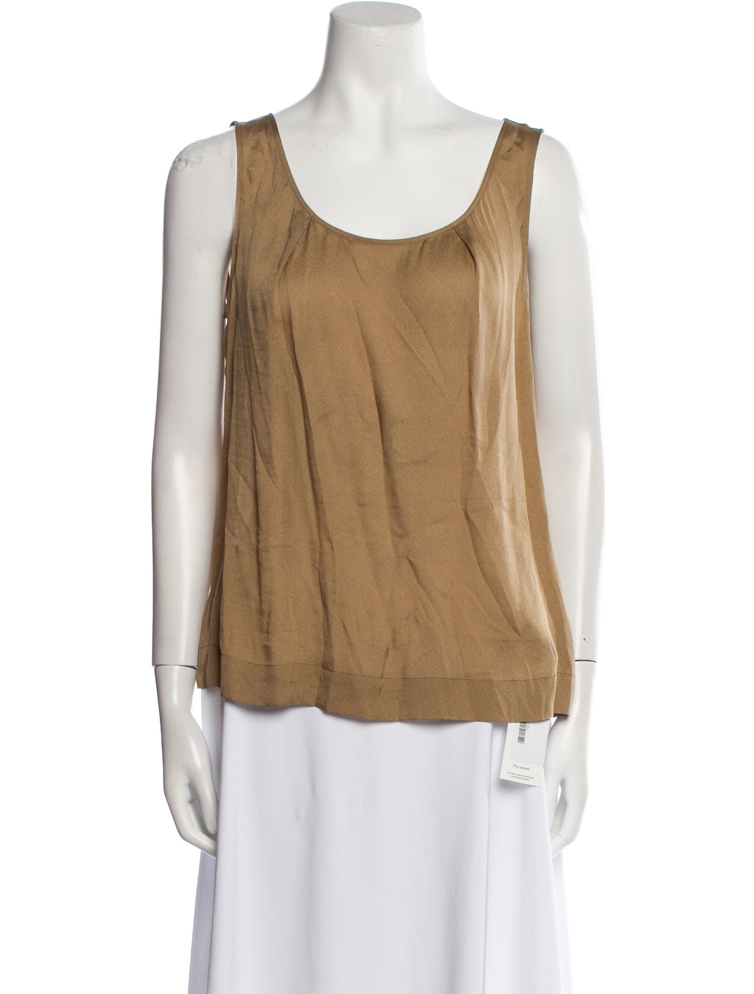 Escada Silk Scoop Neck Top