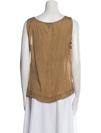 Escada Silk Scoop Neck Top