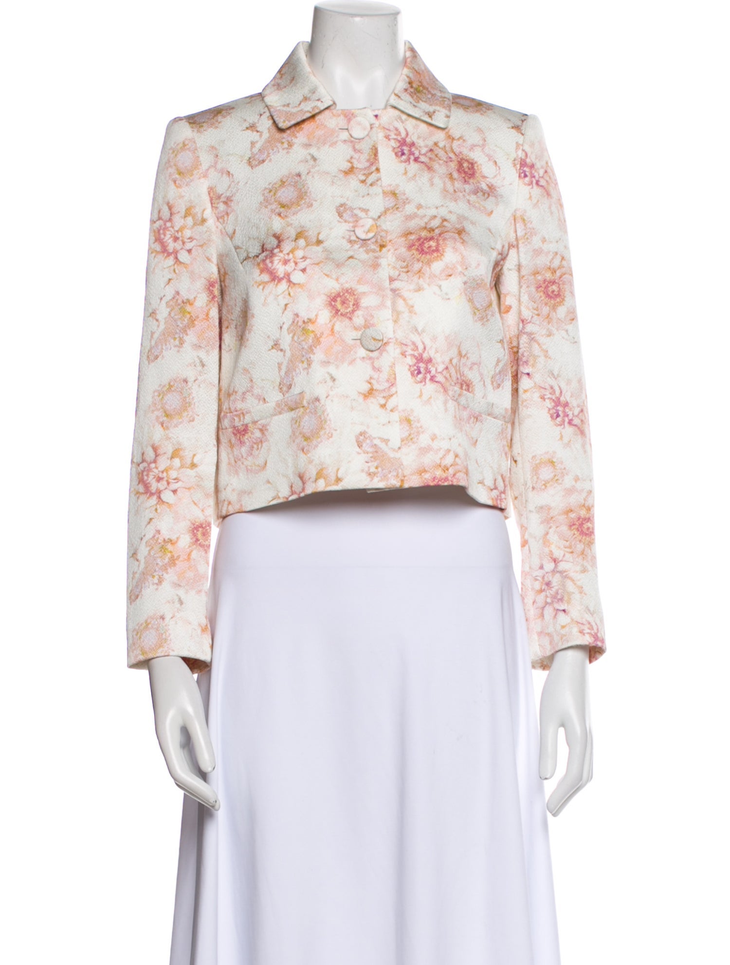 Escada Floral Print Blazer