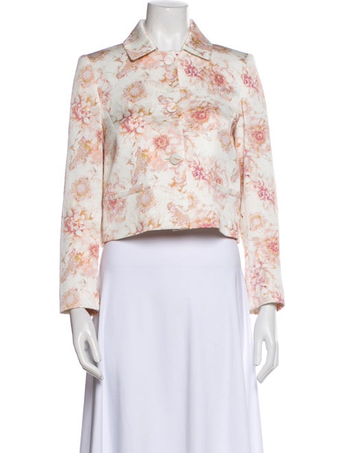 Escada Floral Print Blazer