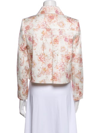 Escada Floral Print Blazer