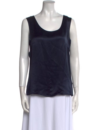 Escada Silk Scoop Neck Top
