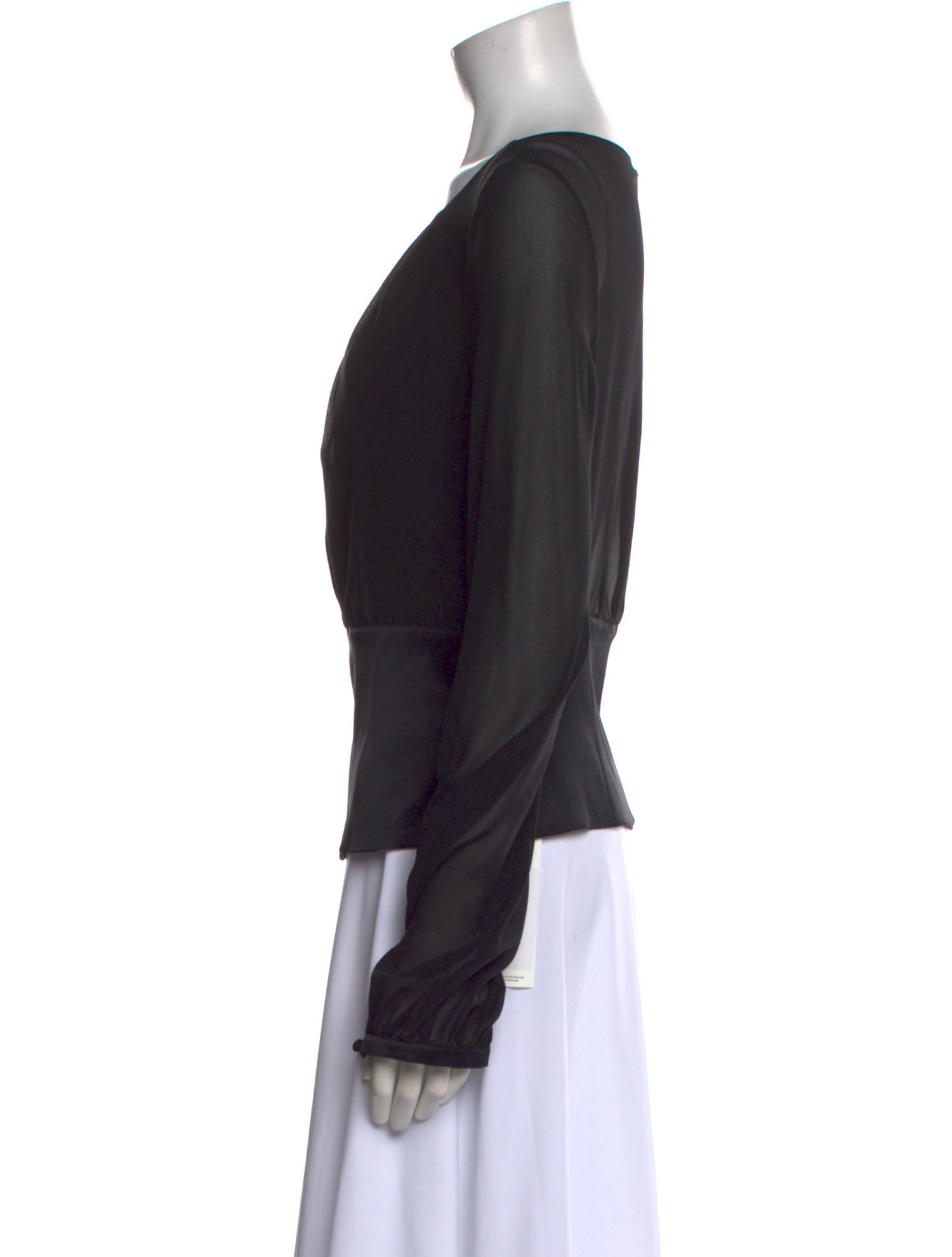 Escada Silk Scoop Neck Blouse